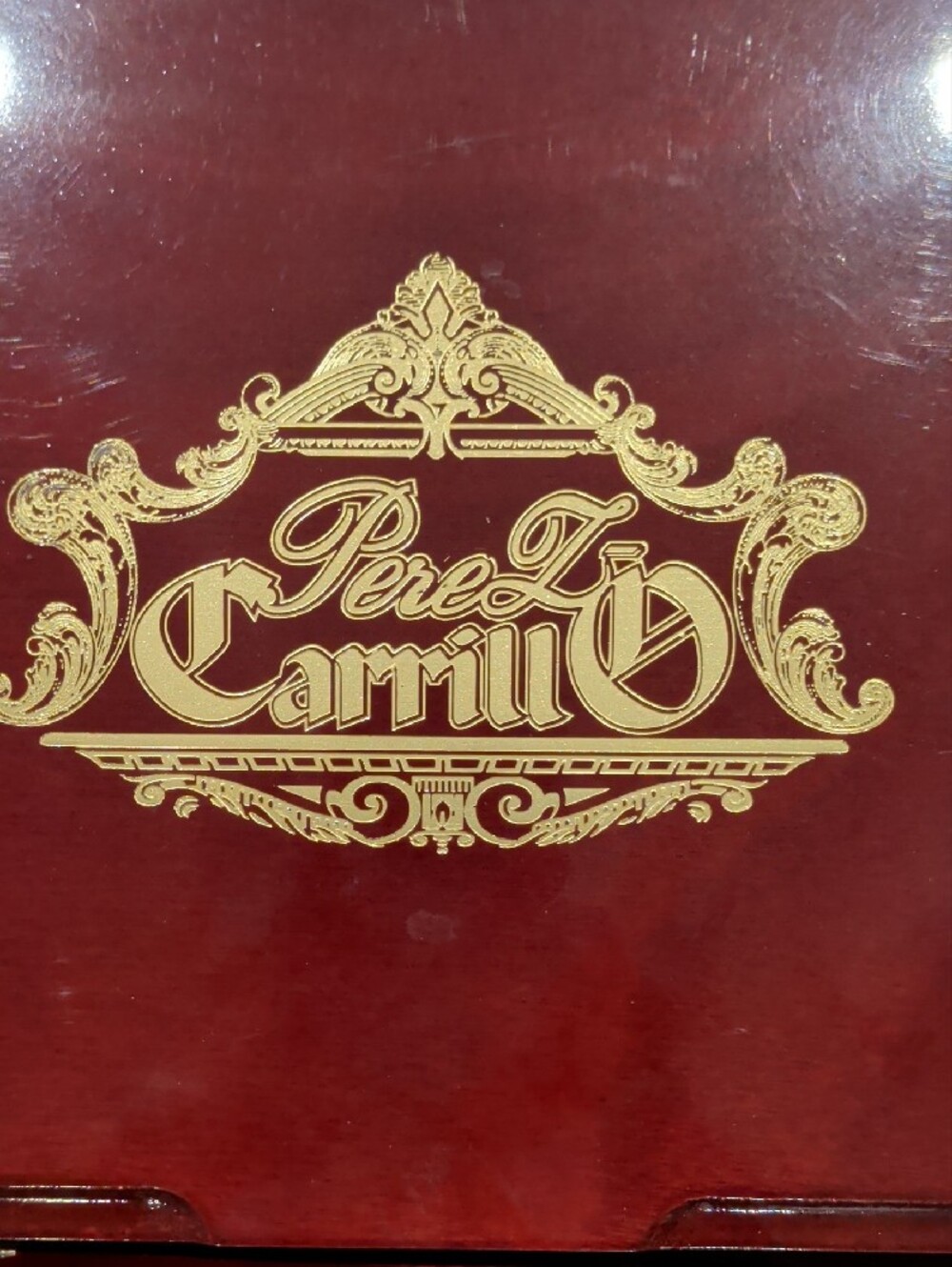 Red Decorative Humidor Box - Picture 2 of 5